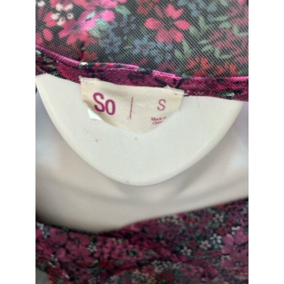 SO Sheer Floral Top Small - Picture 4 of 4